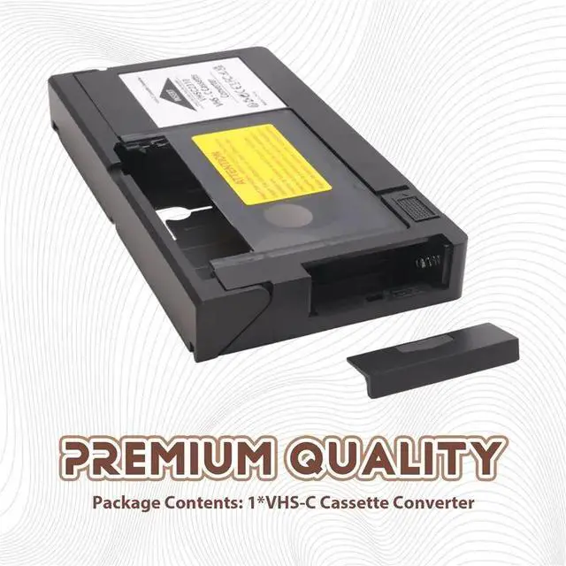 Alt view image 5 of 6 - VHS-C Cassette Converter For JVC For RCA For Panasonic VHS To VHSC SVHS-C Cassette Adapter Not For 8Mm/Minidv/Hi8 Easy Inst