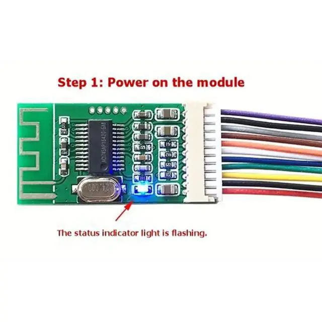 Alt view image 6 of 6 - IDUD KCX_BT002 Bluetooth 5.0 Audio Receiver Module 5PCS IC Audio Receiver Board Module Lossless 5.0 Bluetooth Audio