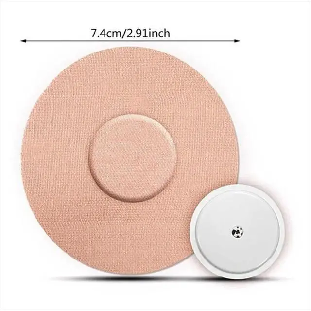Alt view image 4 of 6 - 100Pcs Sensor Adhesive Freestyle Patches Waterproof Sports Continuous Glucose Monitor Sticker Overpatch Stickers B