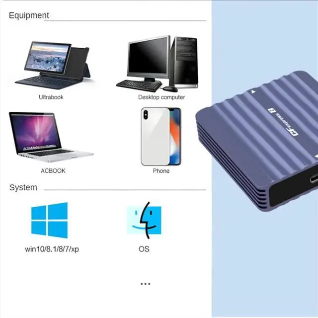 Alt view image 4 of 6 - Type C to CFexpress B Reader Gen2 10Gbps CFE B Memory Card Drive-Free for Laptop Computer Phones