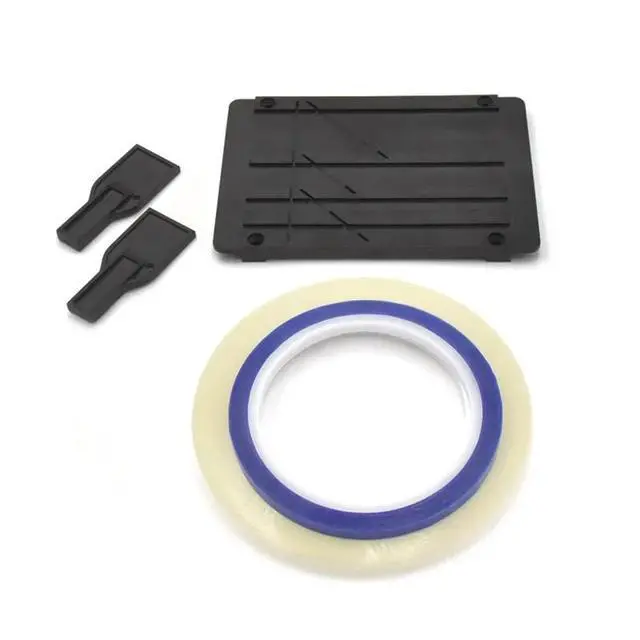 Alt view image 4 of 6 - Two Fixers Included Tape Splicing Set For Cassette For Opening Repair, Reel-To-Reel Tape Recorder Splicing Block With Blue