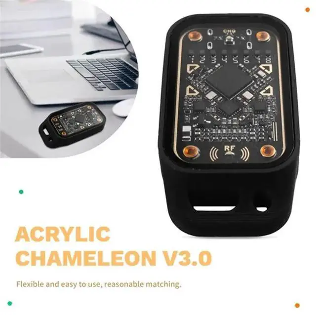 Alt view image 5 of 6 - Chameleon V3.0 Copyer RFID Smart Chip Reader With 1 UID White Card IC ID Card Decode Reset Functionality Automatic Poll
