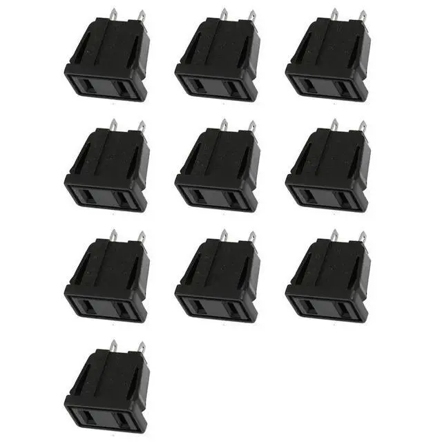 Alt view image 4 of 6 - 100 X US Type Panel Mounting AC Power Socket Outlet AC 250V 10A