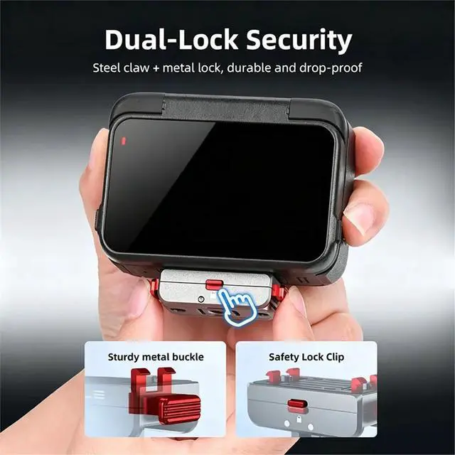 Alt view image 4 of 6 - Magnetic Quick Release Mount for Pro/2/X5/X4 Air Adapter Base with Secure Claw-Lock Cameras Accessory