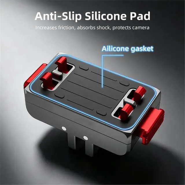 Alt view image 6 of 6 - Magnetic Quick Release Mount for Pro/2/X5/X4 Air Adapter Base with Secure Claw-Lock Cameras Accessory