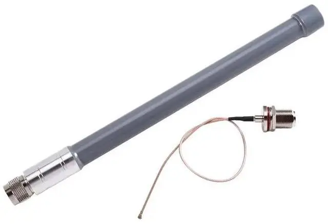 Alt view image 5 of 6 - Fiberglass Antenna 868/915MHZ Dual Band 8Dbi Gain N Male PX1 To N Female Cable For Lora Lorawan Gas Fuel Outdoor