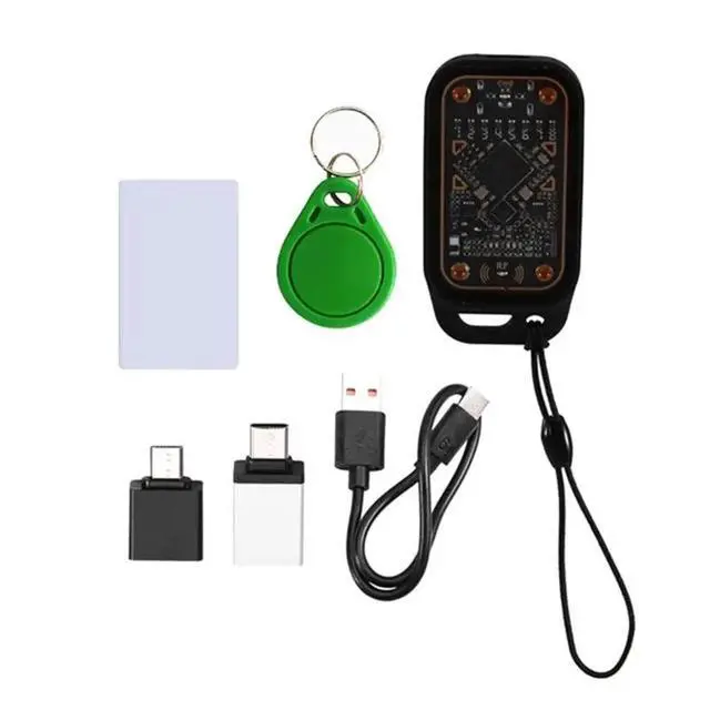 Alt view image 4 of 5 - Chameleon V3.0 RFID Smart Chip Reader Copyer With 1 UID Keychain+1 CUID White Card ID IC Reader Tag Copyer
