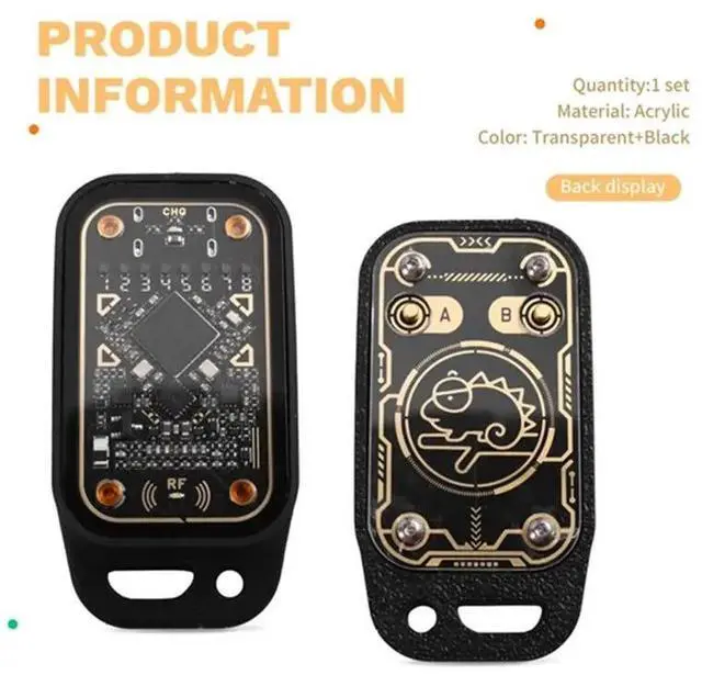Alt view image 5 of 5 - Chameleon V3.0 RFID Smart Chip Reader Copyer With 1 UID Keychain+1 CUID White Card ID IC Reader Tag Copyer