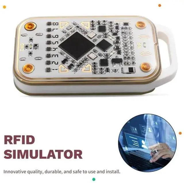 Alt view image 5 of 6 - ID IC Card Reader Copier Chameleon V3.0 RFID Smart Chip 1UID+ 1CUID Keychain 1UID White Card Read Write Smart Tag Copye