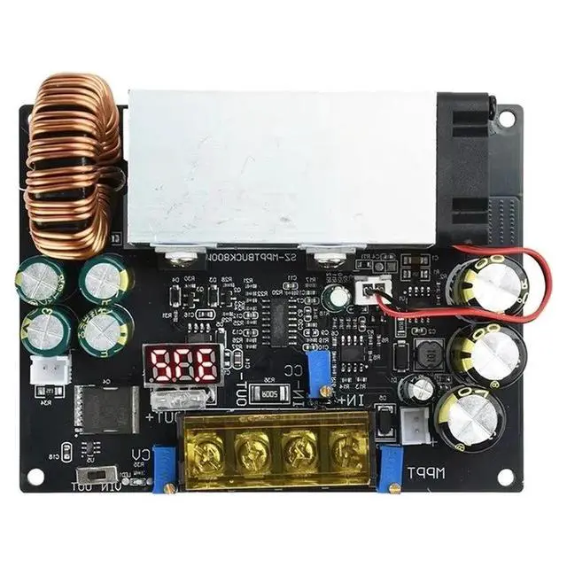 Alt view image 4 of 6 - IDUD MPPT Solar Charging Controller DC 18-90V Wide Input 800W 25A Anti-Backflow Power Supply