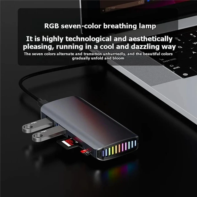 Alt view image 2 of 3 - M.2 Expansion Dock NVMe/NGFF HUB External Hard Drive Enclosure 10Gbps SSD Case for M2 Solid State Drive A-C Line