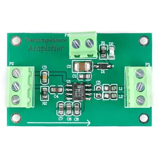 Alt view image 4 of 6 - AD8015 Integrated Transimpedance Amplifier Board Module Single-Ended To Differential 240M Bandwidth 155Mbps Data Rate