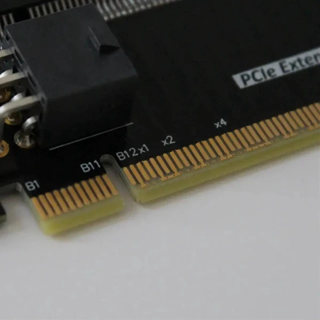 Alt view image 6 of 6 - High Speed PCI Express 5.0 16X Riser Extended Card PCI-E to PCIe 16X Slot Connectors PCIE X16 Converter for 1U 2U Server