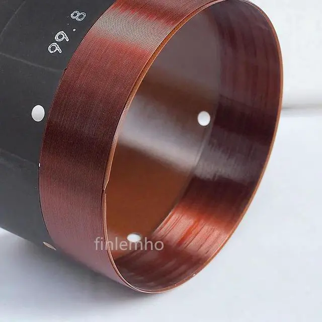 Alt view image 6 of 6 - 99.8mm Speaker Subwoofer Voice Coil 1000W 15"Bass 18"Subbass Repair Part 2 Layers Wire In Out With Copper Wire Glassfiber Former
