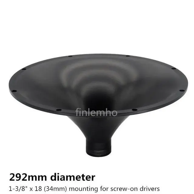 Alt view image 4 of 6 - 2PC Tweeter Speaker Horn Round 292mm Treble DJ Car HiFi For Professional Audio Home Theater Karaoke Public Address System