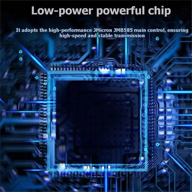 Alt view image 4 of 6 - M.2 NVMe to 5-Port SATA 3.0 Expansion Card JMicron JMB585 Chip Controller M2 Key-M to SATA3.0 6Gbps SSD Adapter