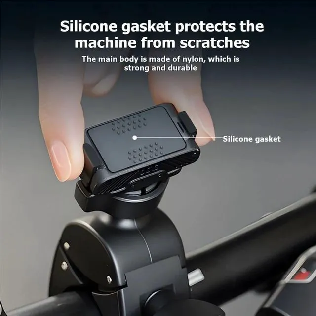 Alt view image 5 of 6 - Handlebar Bike Mount for Action5Pro 4 3 Osmo360 Motorcycle Clamp Mount with Magnetic Quick Release Adapter