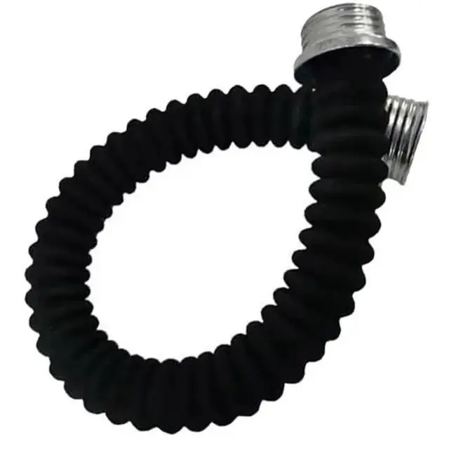 Alt view image 5 of 6 - IDUD 2PCS 40Mm Respirator Hose Tube Pipe Assembly Black 20 Inch