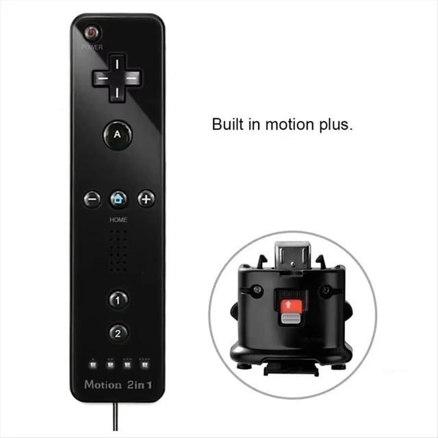 Alt view image 4 of 6 - Bluetooth Gamepad for / U Console Remote Controller with Motion Plus, Nunchuck, and Wrist Strap C
