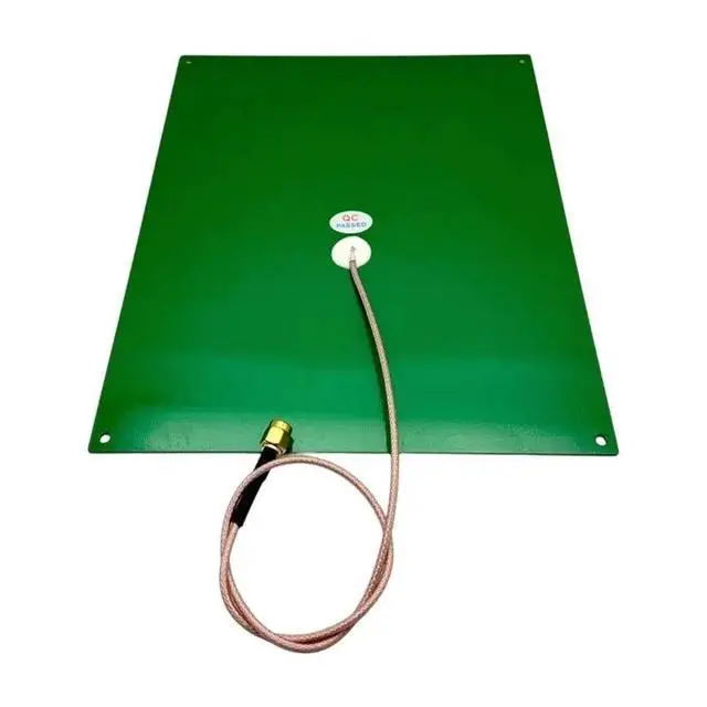 Alt view image 6 of 6 - For Production Line Management Access Control System RFID PCB Antenna 6Dbi UHF 210X170x1.5 Mm SMA Male Connector