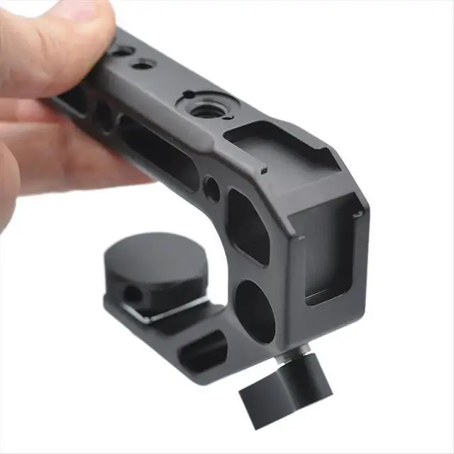 Alt view image 4 of 6 - Camera Top Handle Hand Grip Handgrip Camera Cage Handle for Dslr Camera Cage Microphone Shoe Mount Black