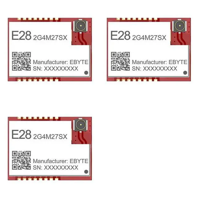 Alt view image 4 of 6 - 3X SX1280 RF Module CDSENET E28-2G4M27SX 27Dbm 8KM Compatible High Speed Lora SMD PA+LNA GFSK FLRC