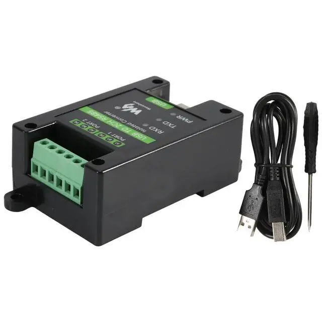 Alt view image 4 of 6 - USB to 2 Channel RS485 Industrial Grade Isolated Converter FT2232HL Support Wall and Din Rail