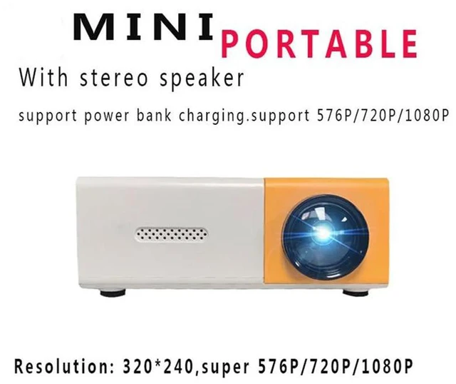 Alt view image 6 of 6 - School Season Multi-Functional Classroom Mini Projector LED Mini 1080P HD Projector
