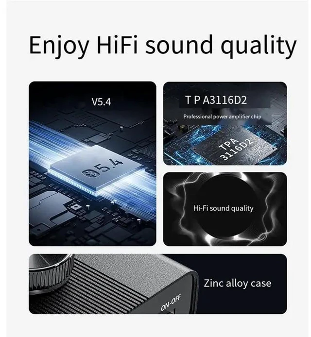 Alt view image 5 of 6 - IDUD YS-D100 100W Bluetooth5.4 Digital Audio Amplifier Hifi Sound TPA3116D2 Receiver Car Mini Home Theater System 2.0 EU Plug