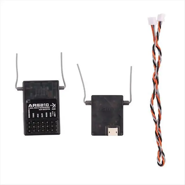 Alt view image 5 of 6 - AR6210 DSMX 2.4G 6 Channel Receiver Receptor W Satellite for DSM2 DX6i DX7 DX8 AR9020 JR DSX7 DSX9 Airplane