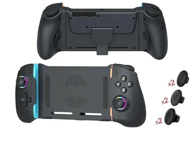 Alt view image 5 of 6 - Stretchable Bluetooth Game Controller For Switch OLED Switch 2 Hall Joystick RGB Gaming Gamepad