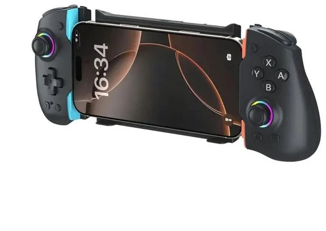 Alt view image 6 of 6 - Stretchable Bluetooth Game Controller For Switch OLED Switch 2 Hall Joystick RGB Gaming Gamepad