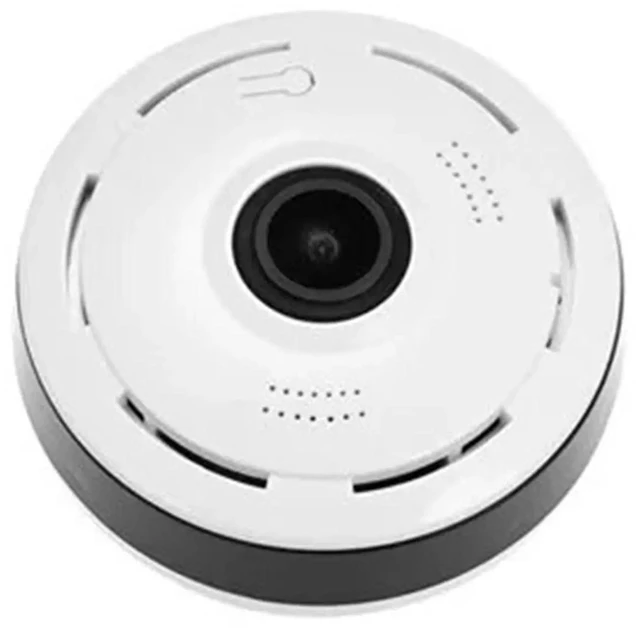 Alt view image 5 of 6 - HD Panorama Camera 3MP Smart Home Security Camera 360° Panoramic Fisheye IP Cam Night Vision Surveillance Cam 32GB
