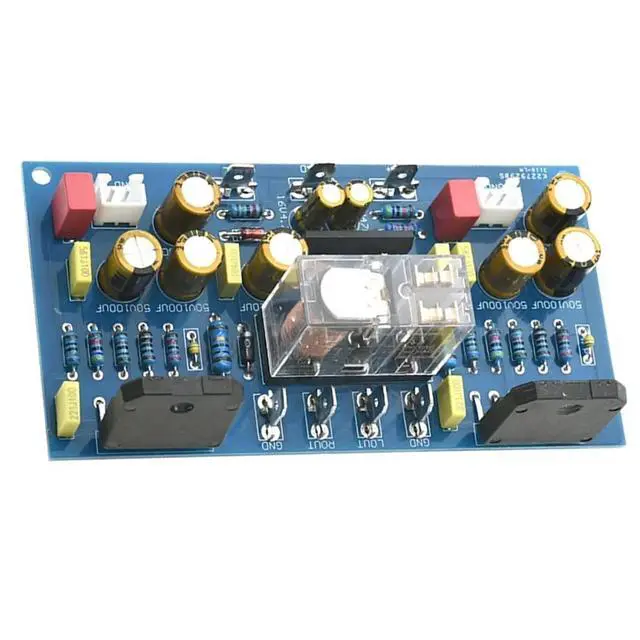 Alt view image 4 of 6 - LM3886 Dual Channel with Horn Protection Power Amplifier Board Parts