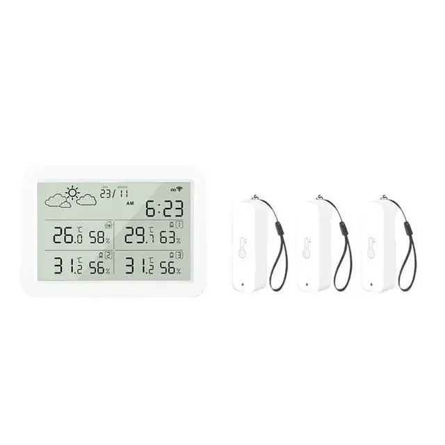 Alt view image 4 of 6 - Tuya LCD Smart Weather Station Sensor For Weather Forecast Smart Linkage Temper Humidity Calibration/Alarm