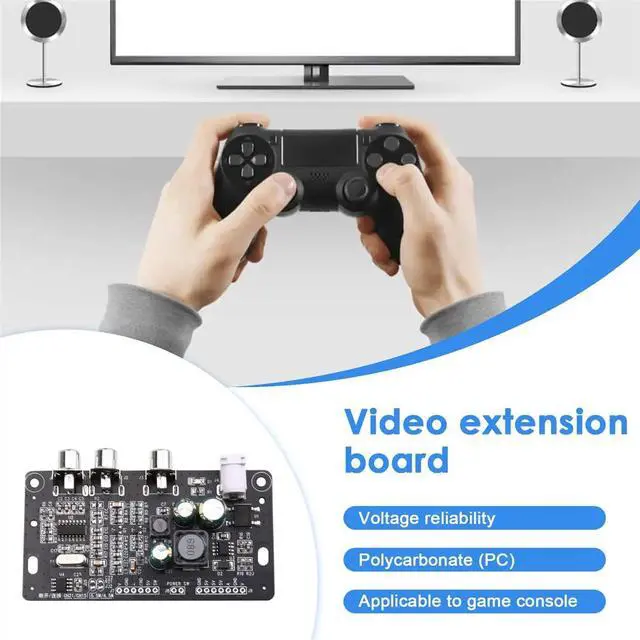 Alt view image 4 of 6 - FC Game Console Video Expansion Board for AV+ Output DC-DC Step-Down