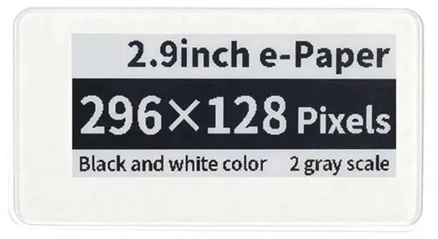 Alt view image 4 of 6 - 2.9Inch Passive -Powered E-Paper Display Battery-Free Tag Screen Low Power E Ink Module For Smart Labels Iot