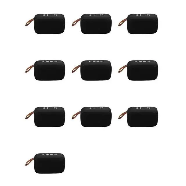 Alt view image 4 of 6 - 10X Speakers Outdoor Bluetooth Mini Loudspeaker Column 3D Stereo Music Player Hifi Sound Box Black