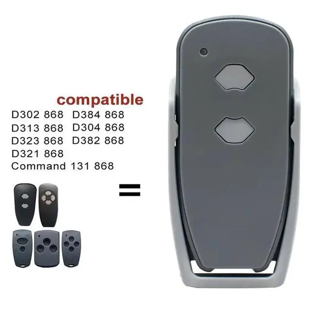 Alt view image 6 of 6 - Garage Door Remote Control For MARANTEC D382 D384 D302 D304 D321 D323 5Pcs For Marantec Digital 382 868Mhz Command 131
