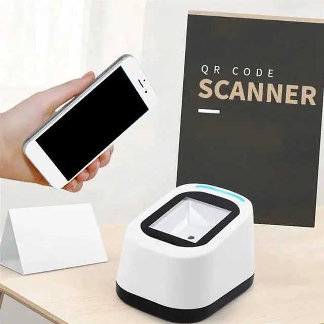 Alt view image 6 of 6 - HOT Wired USB Multi-Function Scan Hands-Free Scanning QR Code 1D and 2D Code Reader for Supermarkets/Shops