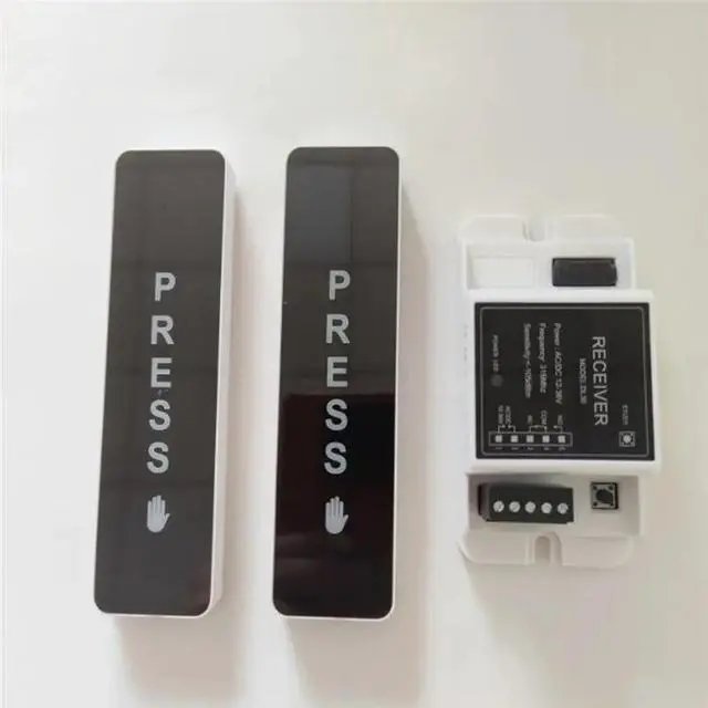 Alt view image 6 of 6 - 315Mhz Power Push Exit Button Switch Touch Switch For Automatic Sliding Door Gate Opener