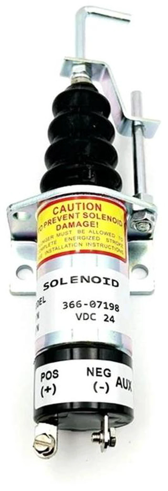 Alt view image 5 of 6 - Shutoff Solenoid for Engines 366-07198(24V) Engine Part