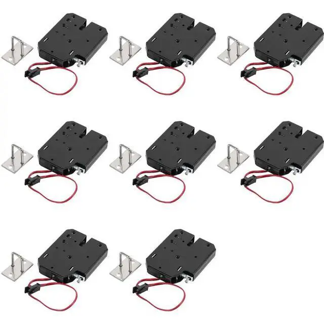 Alt view image 4 of 6 - 8X 12V 2A Electric Magnetic Lock 150KG/330Lb Fail Safe Holding Force Electromagnetic Door Access Control