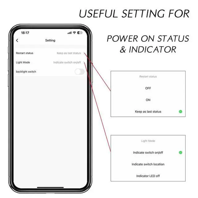 Alt view image 4 of 6 - Tuya Smart Life DC Smart Circuit Breaker 12V 24V 48V Overload Short Circuit Protection For Alexa Google Home