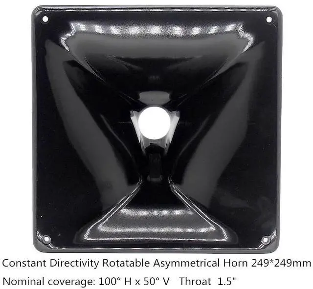 Alt view image 4 of 6 - 2PC DJ Tweeter Speaker Horn Nexo 249*249 Car HiFi Accessories Treble For Professional Audio Home Theater Karaoke Public Address
