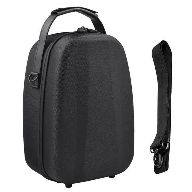 Alt view image 5 of 6 - Storage Bag for PS VR2 VR Headset Handbag Shockproof Carrying Case Waterproof Protective Cover-Black