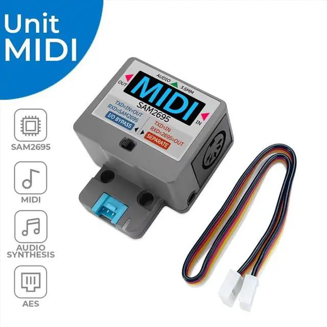 Alt view image 6 of 6 - For MIDI Unit Serial Port to MIDI Unit SAM2695 Audio Processing 3.5 Interface