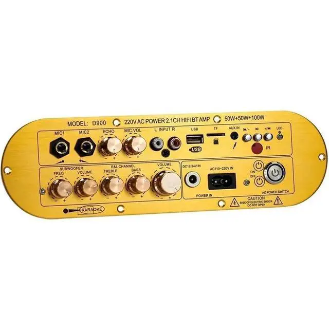 Alt view image 4 of 6 - D900 Bluetooth 5.0 Amplifier Board Hifi Audio Amplifier Bluetooth Amplifier Board EU Plug