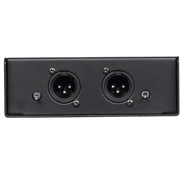 Alt view image 6 of 6 - Premium Direct Injection Molded Audio Box - Passive DI Unit Canceller with Input Pad for Guitar and Connections