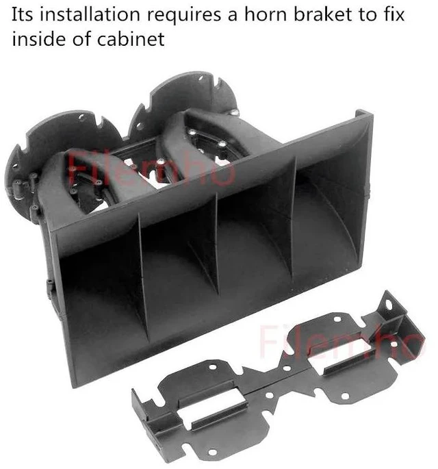 Alt view image 6 of 6 - V8 Line Array DJ Speaker Tweeter Horn 2x1.4 Inch Throat For Public Address System Professional Audio Stage DJ Mixer Home Theater